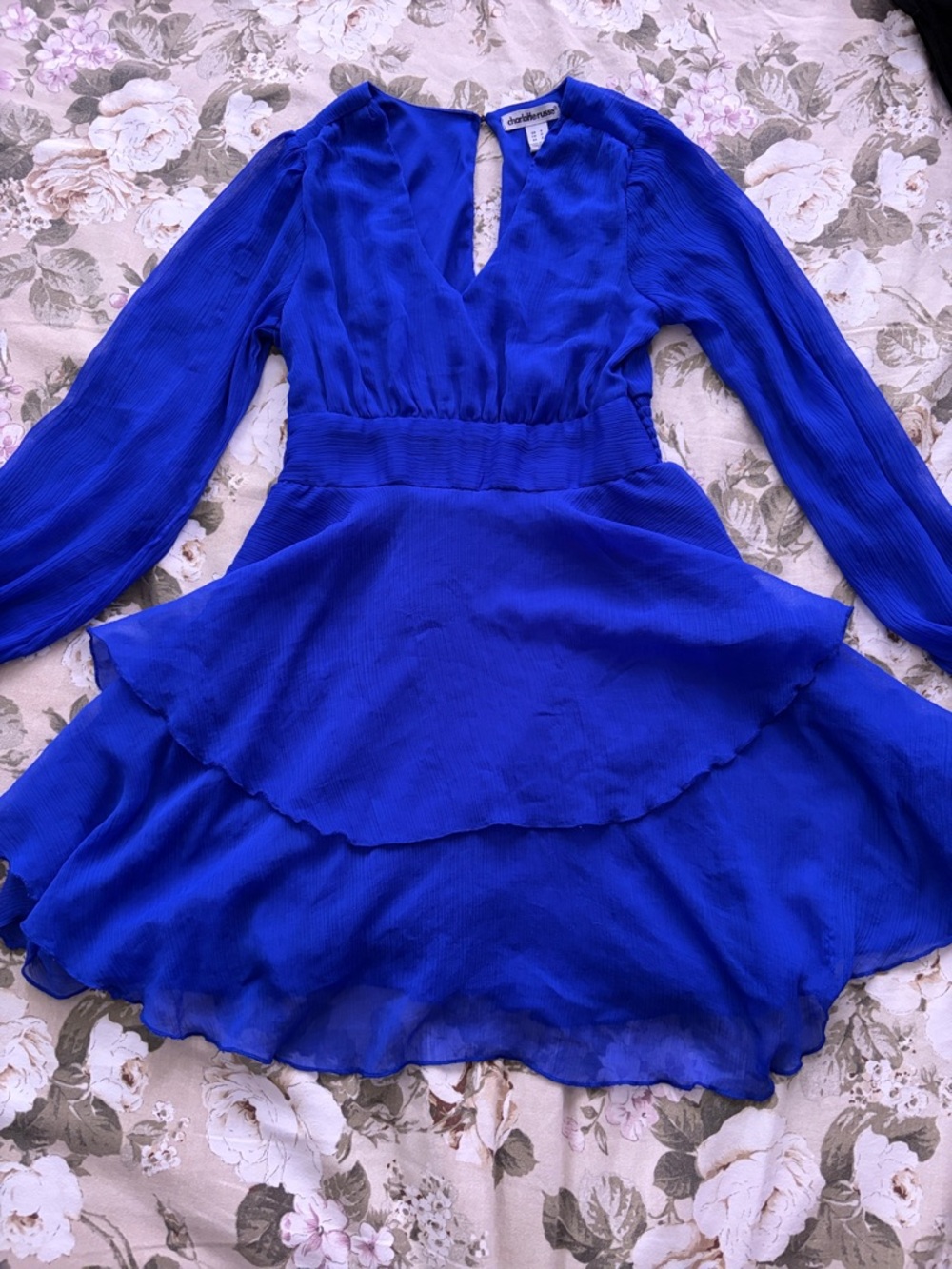 Charlotte Russe Cobalt Blue Blouse